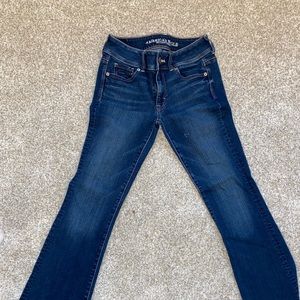 American Eagle Flair Blue Jeans